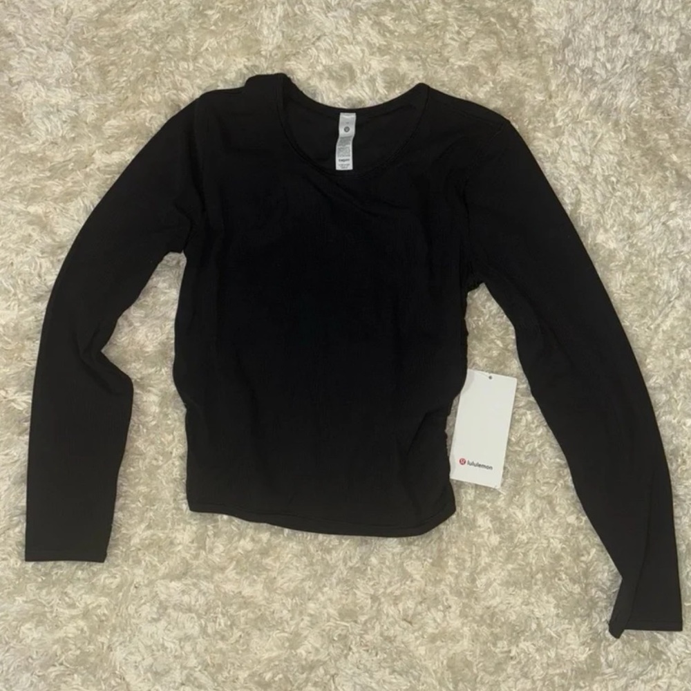 Lululemon All It Takes Ribbed Nulu Long-Sleeve Shirt - Picture 3 of 4